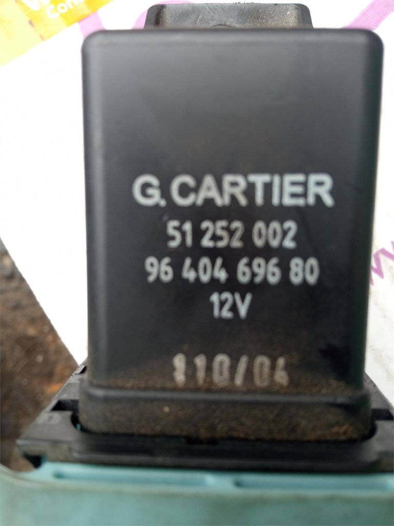 Foto 1 CAJA PRECALENTAMIENTO CITROEN C4 COUPÉ 2006 Rele de arranque Relé G. Cartier 12V - 51252002