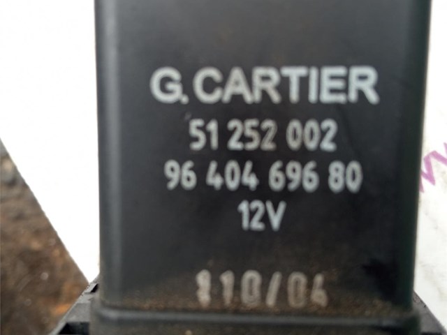 CAJA PRECALENTAMIENTO CITROEN C4 COUPÉ 2006 Rele de arranque Relé G. Cartier 12V - 51252002