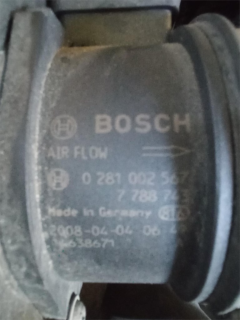 Foto 1 Caudalímetro Bosch 0281002567