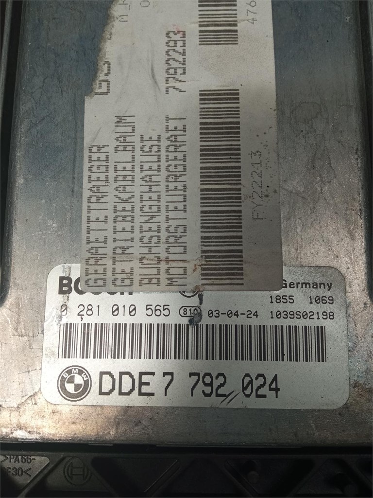 Foto 1 Centralita BMW DDE7 792/024 CENTRALITA MOTOR UCE BMW 3 2003