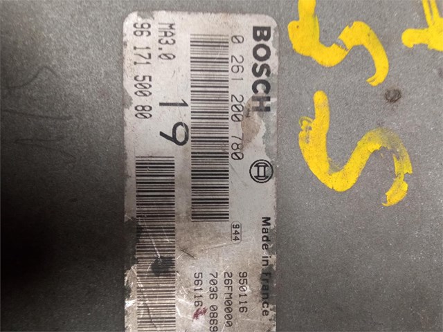 Centralita Bosch 0261200780