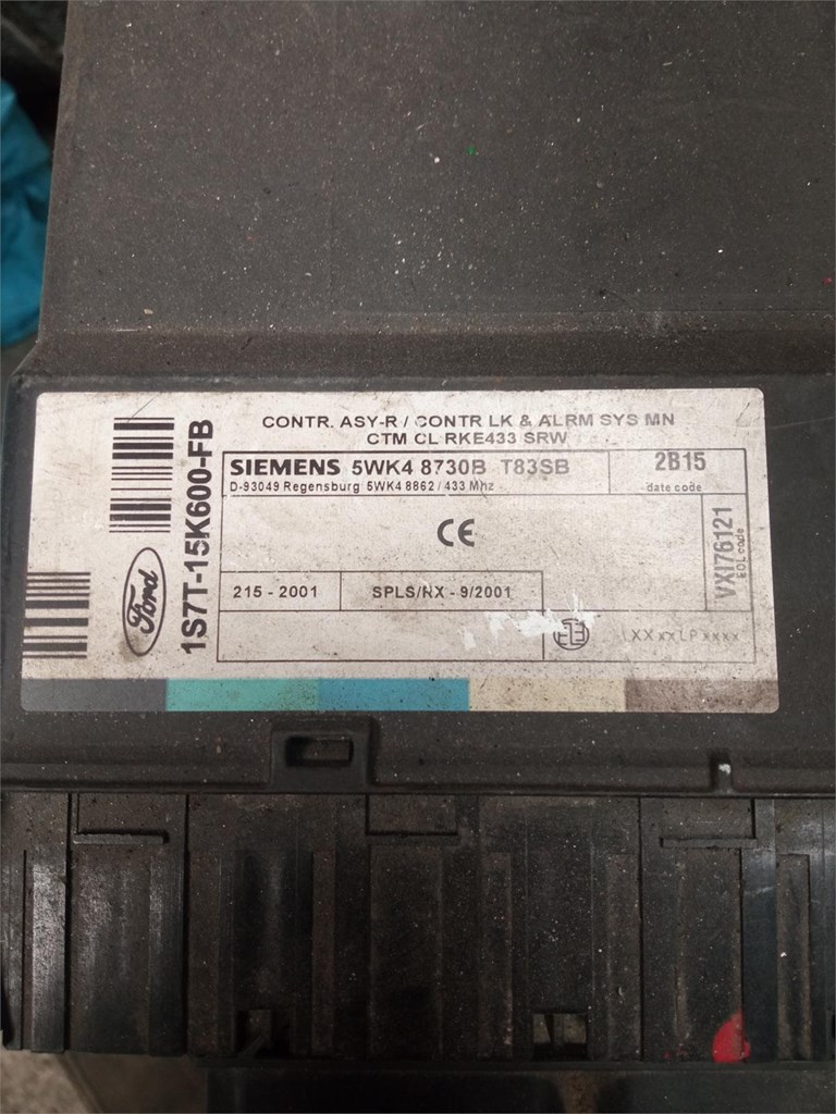 Foto 1 Centralita cierre Ford 5WK4 8730B 