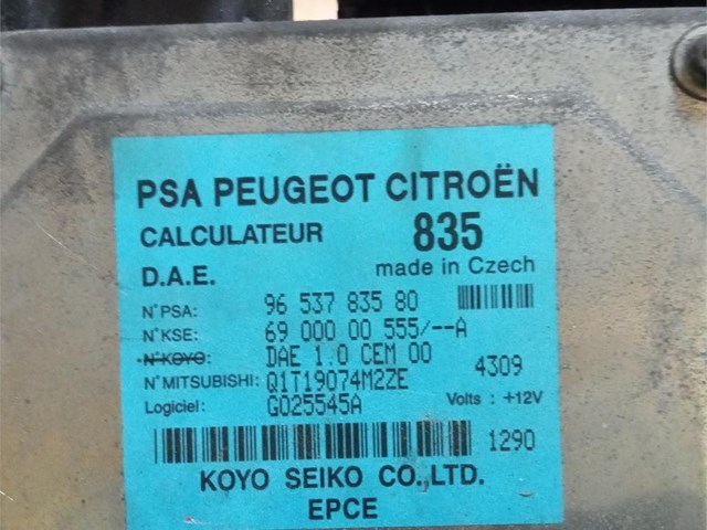 Centralita electrónica PSA Peugeot Citroën. 9653783580