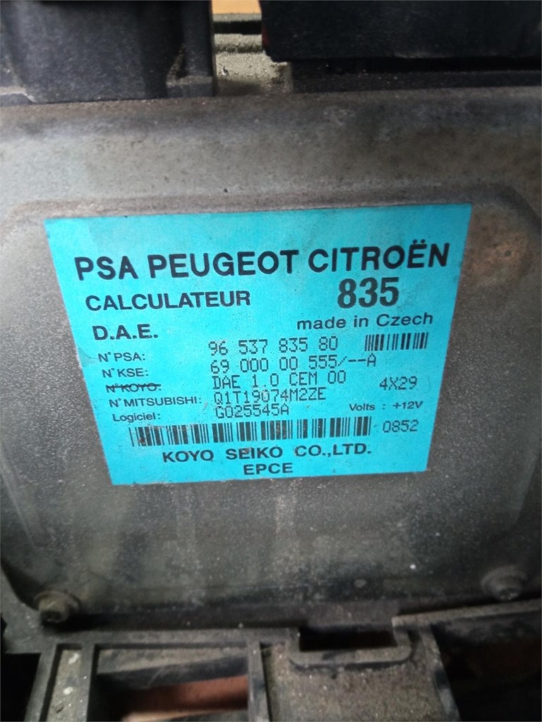 Foto 4 Centralita electrónica PSA Peugeot Citroën. 9653783580