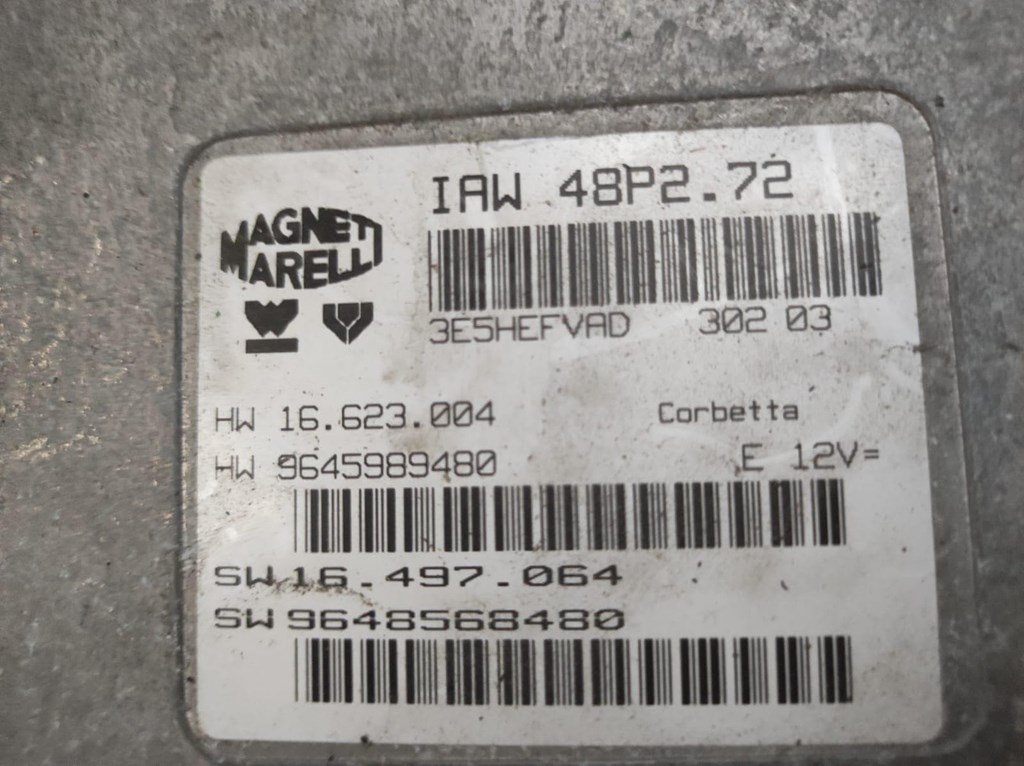 Foto 1 Centralita IAW 48P2.72 Magneti Marelli