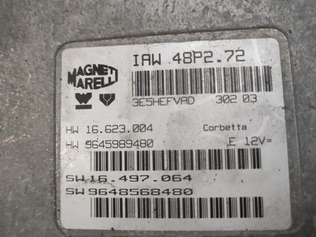 Centralita IAW 48P2.72 Magneti Marelli
