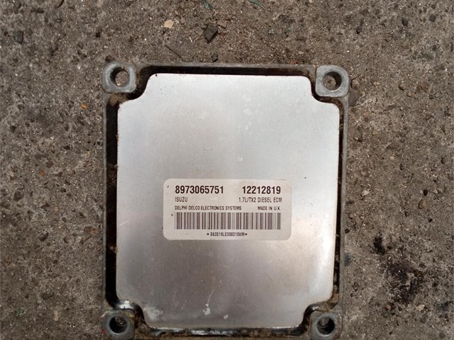 Centralita Isuzu 1.7L/TX2 Diesel ECM CENTRALITA MOTOR UCE OPEL ASTRA G SEDÁN 1998 8973065751 