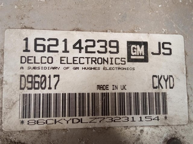 centralita opel tigra 1.4 16  Centralita Delco 16214239 GM
