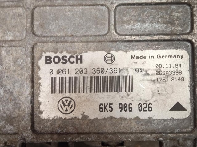 centralita seat ibiza cordoba 1.4 gasolina 60cv  6K5906026  Centralita Bosch 0261203360 - 6K5906026