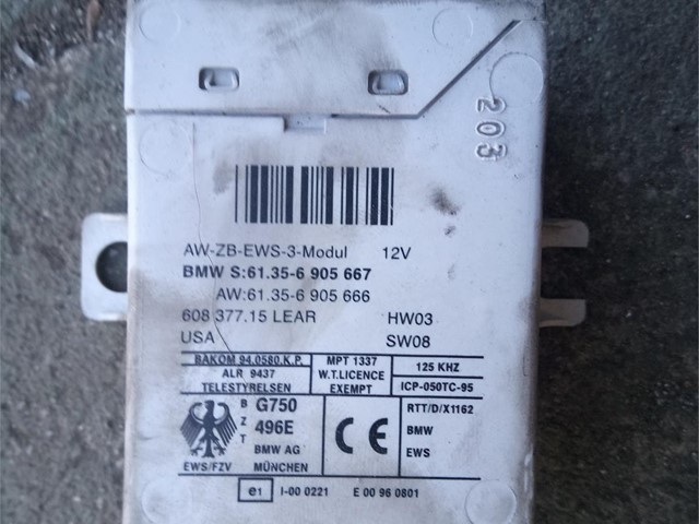 Módulo BMW AW-ZB-EWS-3